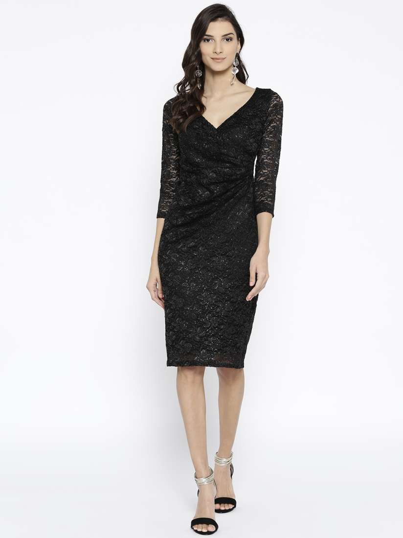 Dorothy perkins black lace dress shop