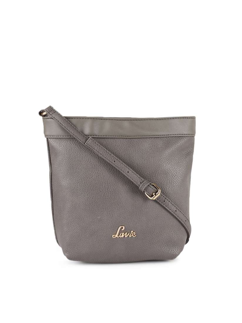 Buy Lavie Grey Solid Sling Bag Handbags for Women 8057243 Myntra
