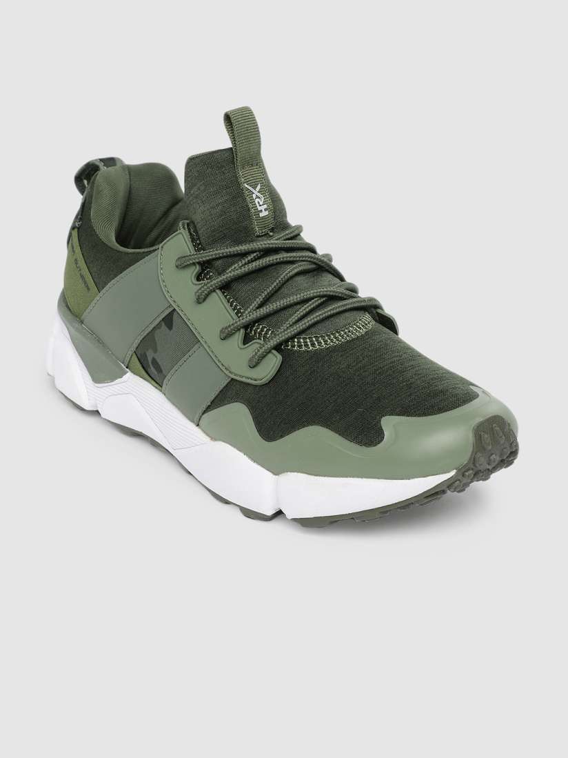 Hrx olive green shoes store