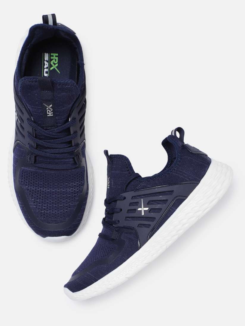 Hrx by hrithik roshan navy blue running shoes sales
