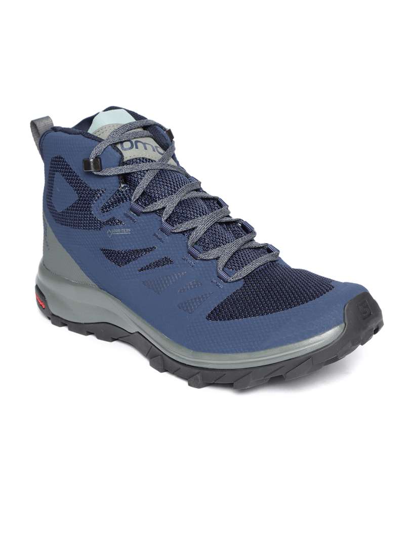 Buy Salomon Men Navy Blue Mid Top Trekking Shoes Sports Shoes for Men 8060459 Myntra