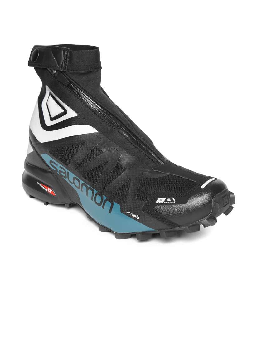 Buy Salomon Men Black Synthetic Mid Top Running Shoes Sports Shoes for Men 8060651 Myntra