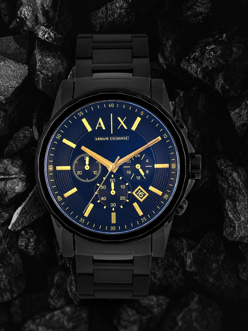 Buy Armani Exchange Men Blue Analogue Watch Watches for Men 8063369 Myntra