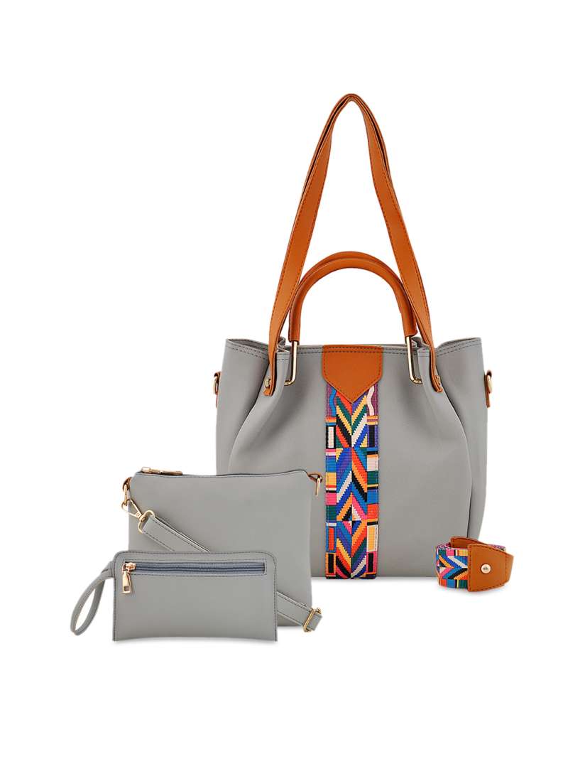 Buy Mark Keith Grey Solid Shoulder Bag Handbags for Women 8068291 Myntra