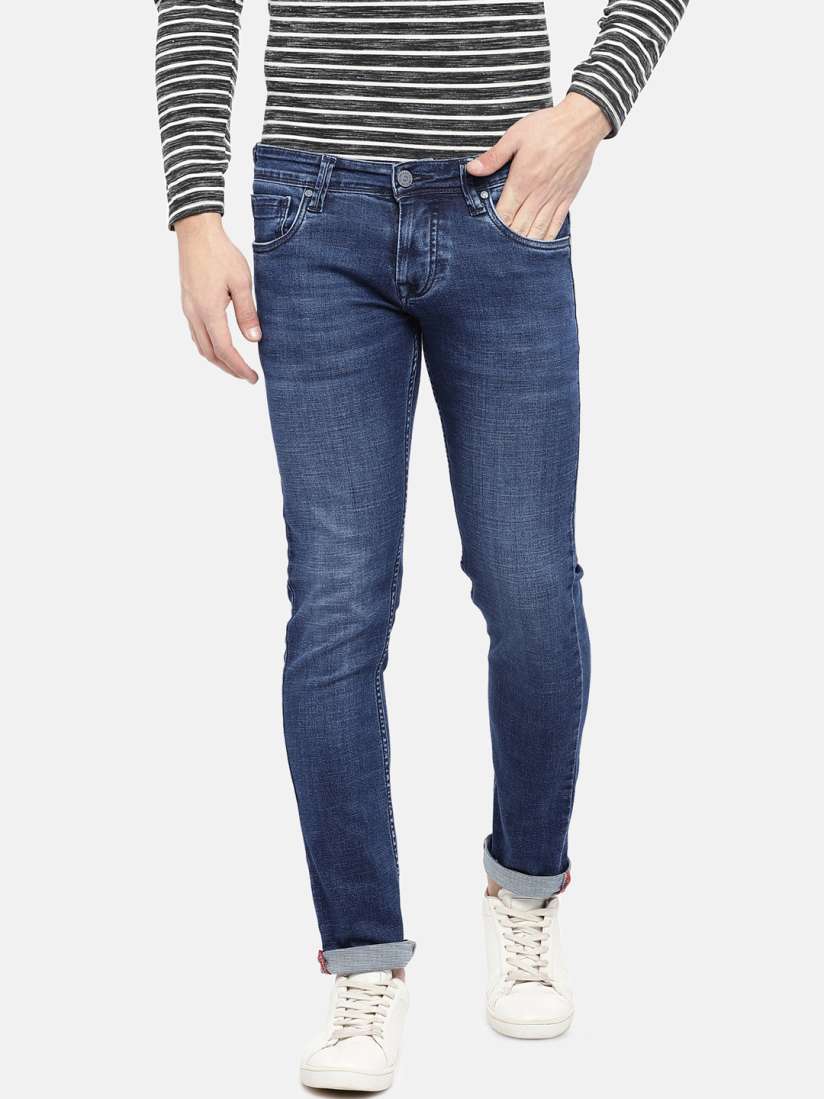 Buy Integriti Men Blue Slim Fit Mid Rise Clean Look Jeans Jeans for Men 8093199 Myntra