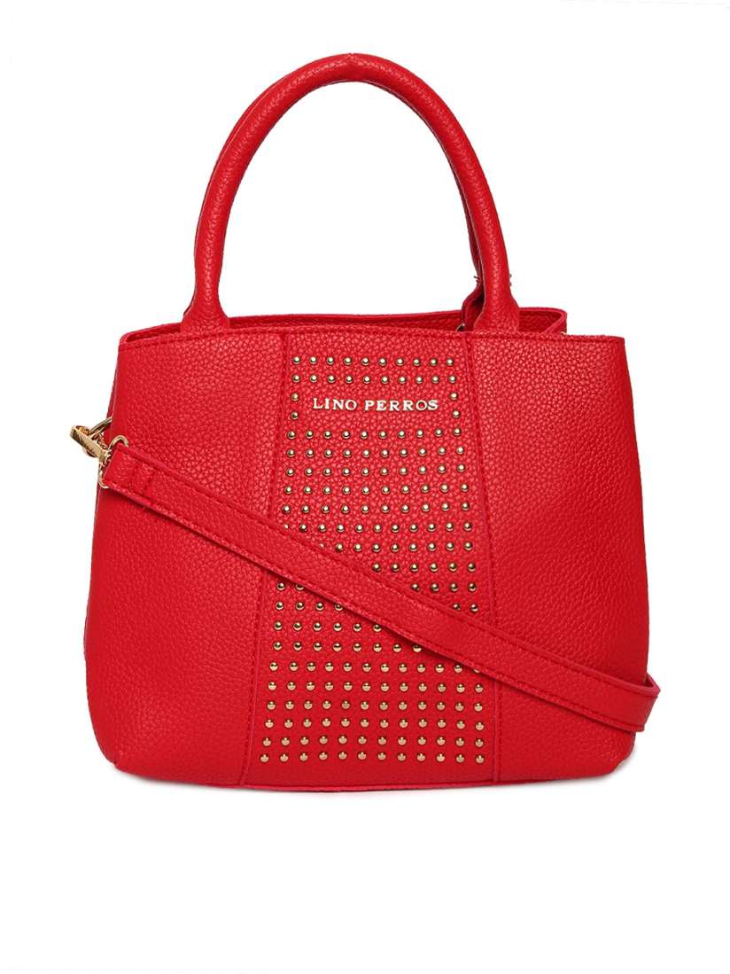 Buy Lino Perros Red Embellished Handheld Bag Handbags for Women 8096069 Myntra
