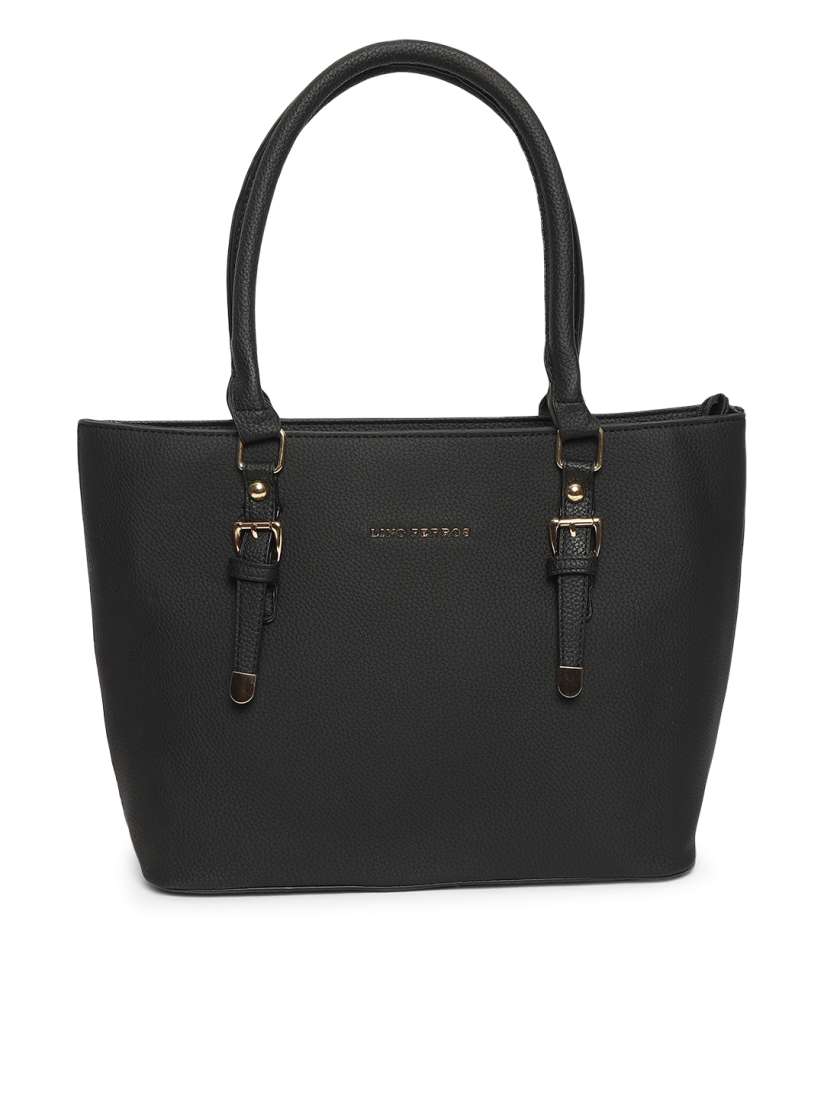 Buy Lino Perros Black Solid Shoulder Bag Handbags for Women 8096139 Myntra