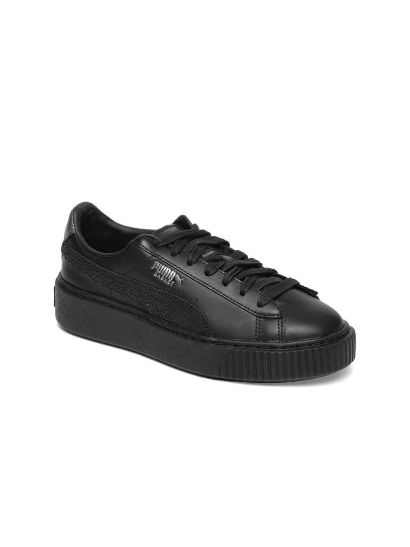 Buy Puma Women Black Basket Euphoria Metallic Sneakers Casual Shoes for Women 8097335 Myntra