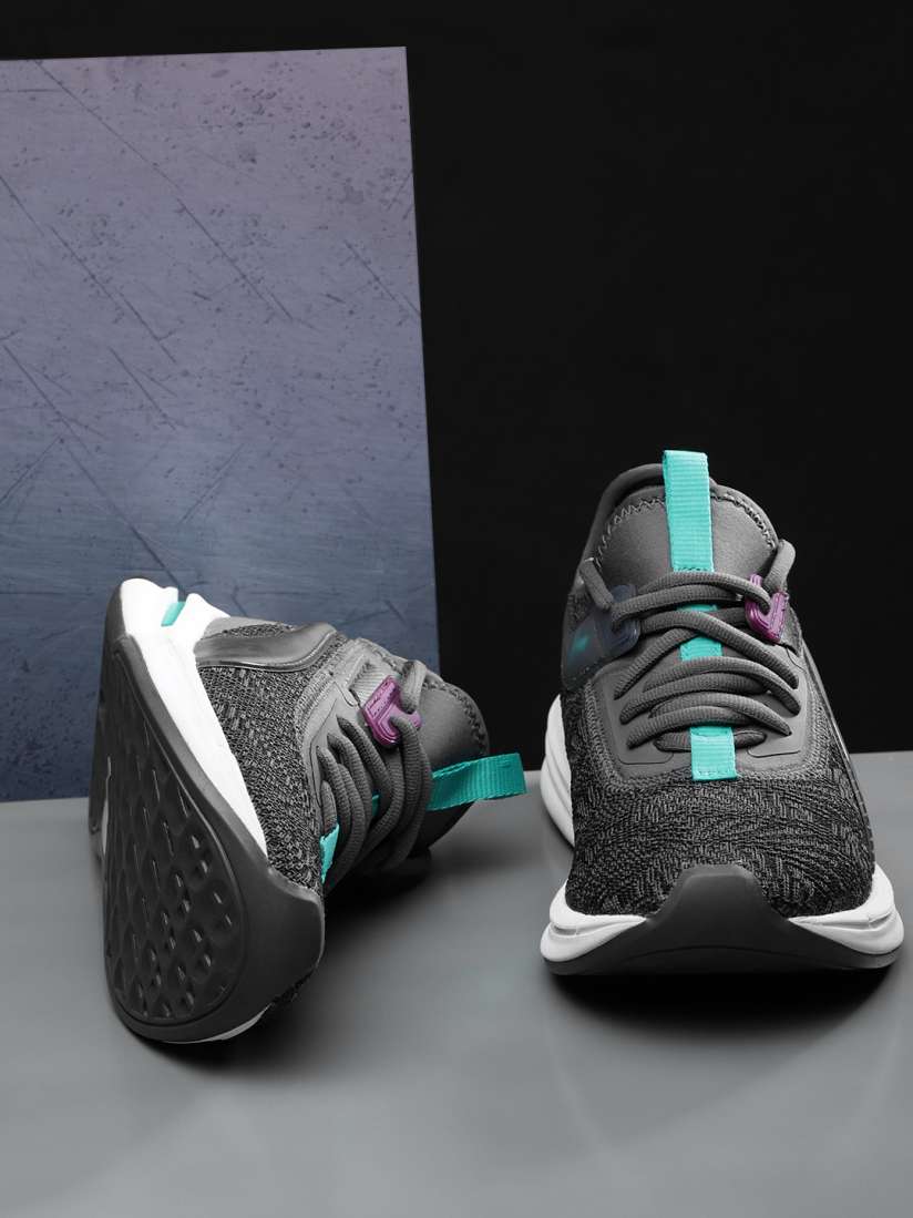 Puma ignite grey running shoes top