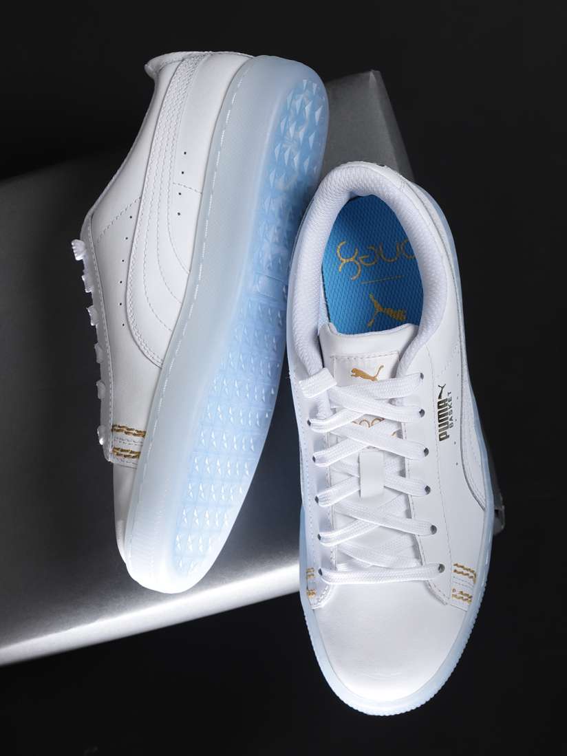 Puma basket one 8 white hot sale