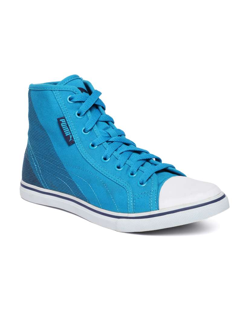 Blue puma mid tops online