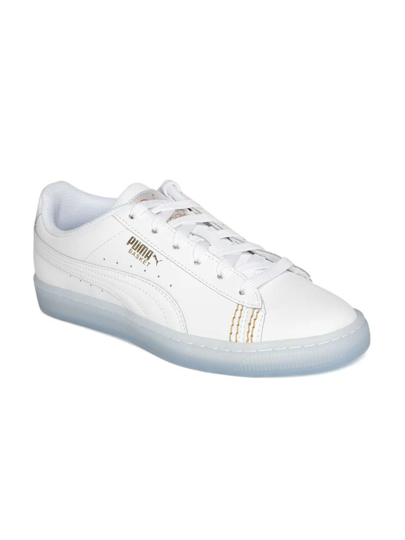 Buy Puma Unisex White Basket Classic One8 Leather Sneakers Casual Shoes for Unisex 8097811 Myntra