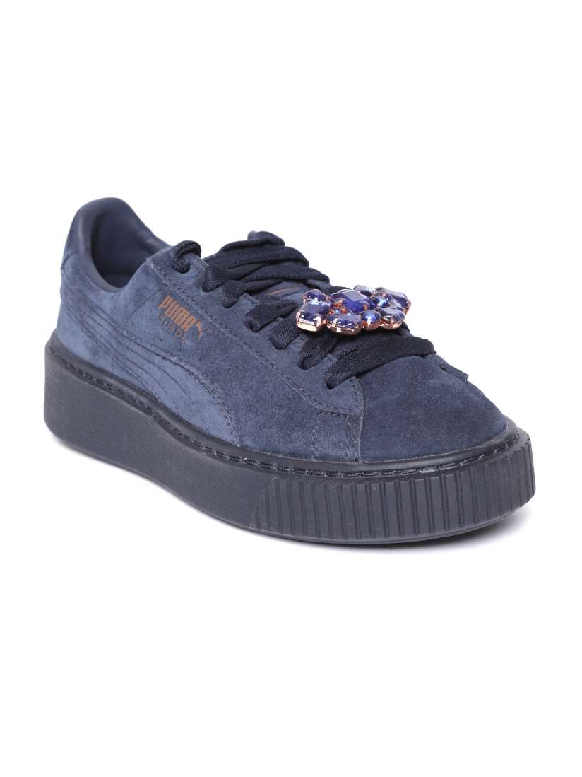 Puma suede platform gem women's sneakers outlet