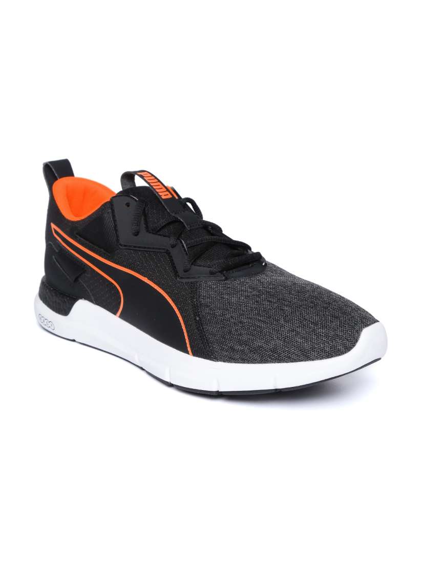 Buy Puma Men Black Charcoal Grey NRGY Dynamo Futuro Running Shoes Sports Shoes for Men 8097947 Myntra