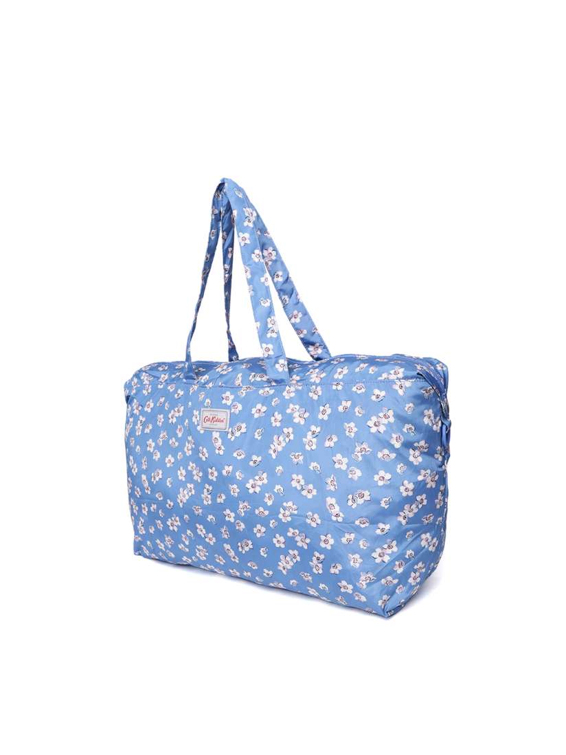 Buy Cath Kidston Women Set of 2 Blue White Printed Foldaway Travel Bags with Pouch Duffel Bag for Women 8110405 Myntra