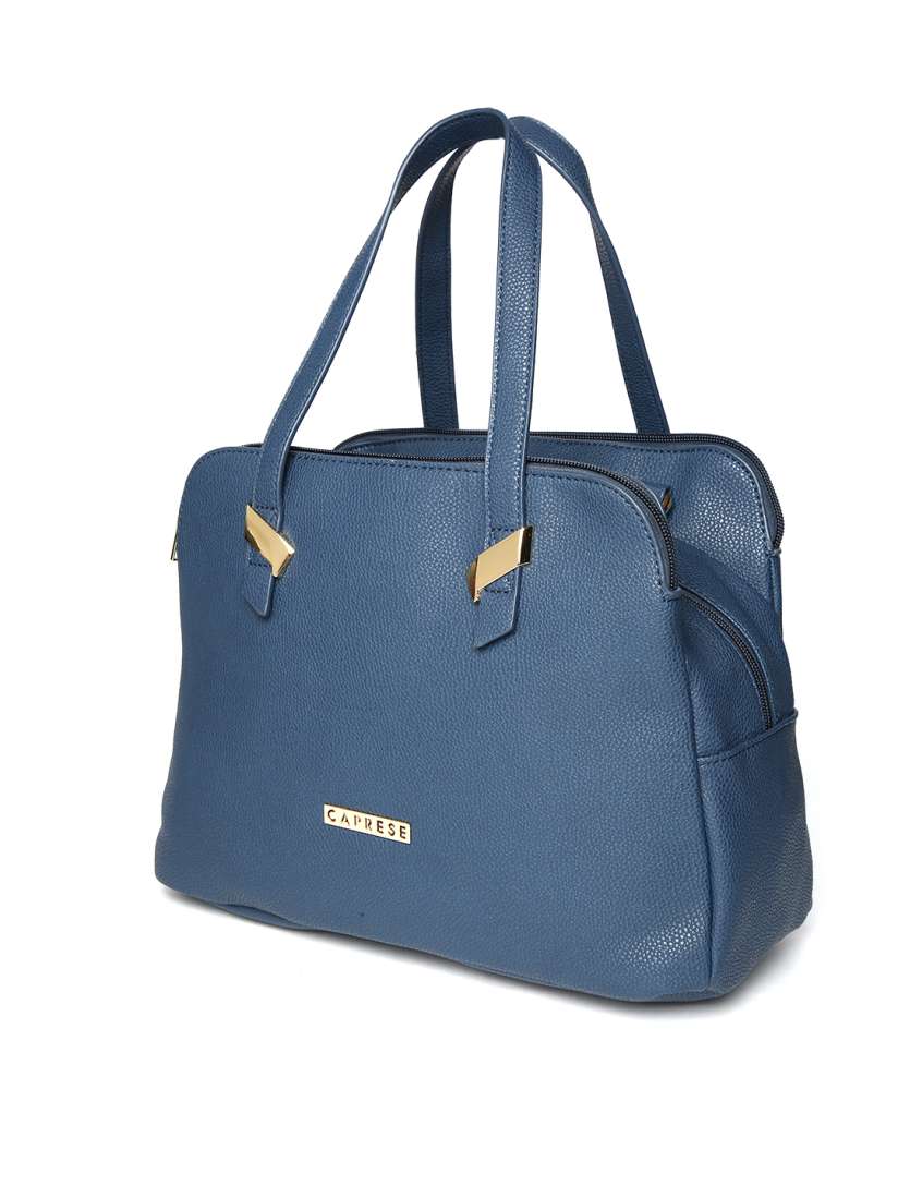 Buy Caprese Navy Blue Solid Handheld Bag Handbags for Women 8116989 Myntra