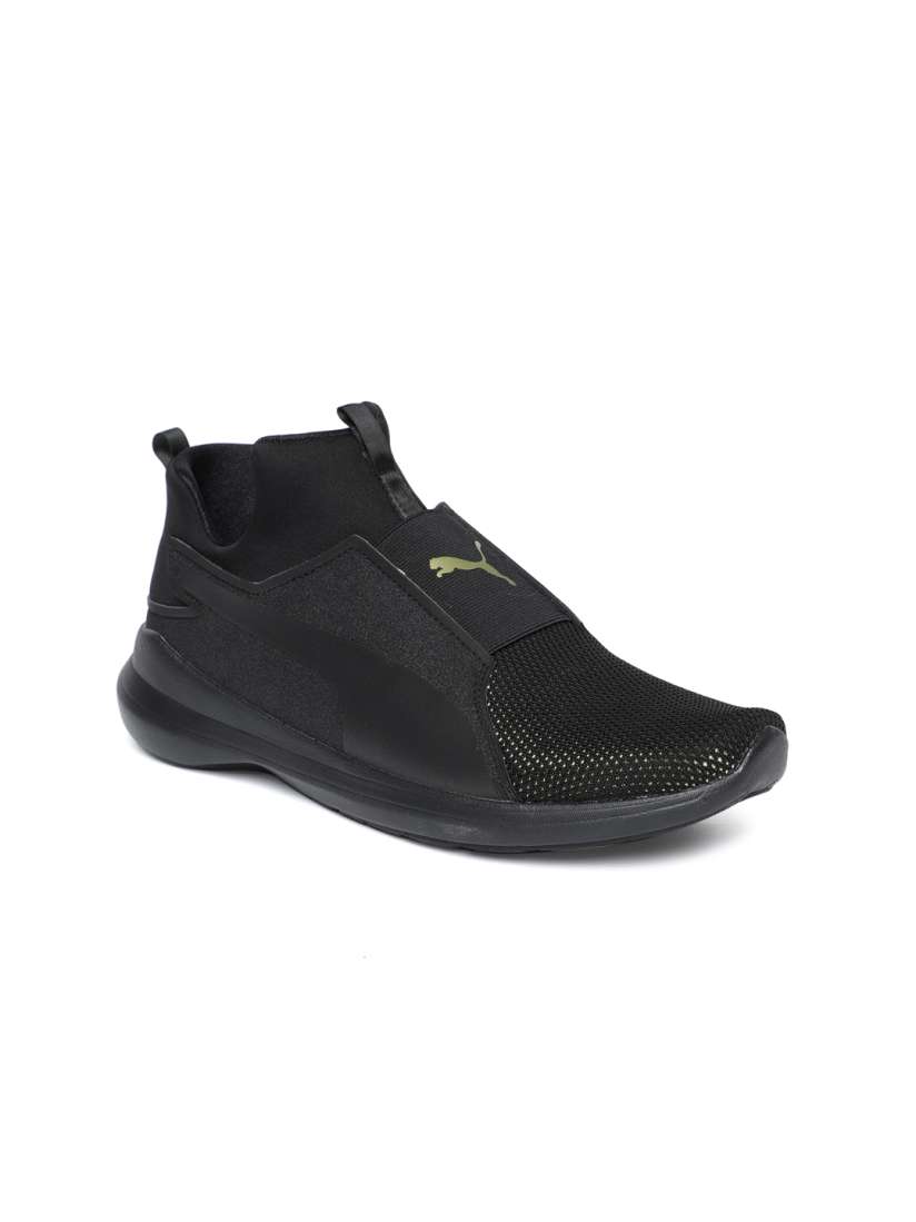 Puma rebel mid trainers ladies store