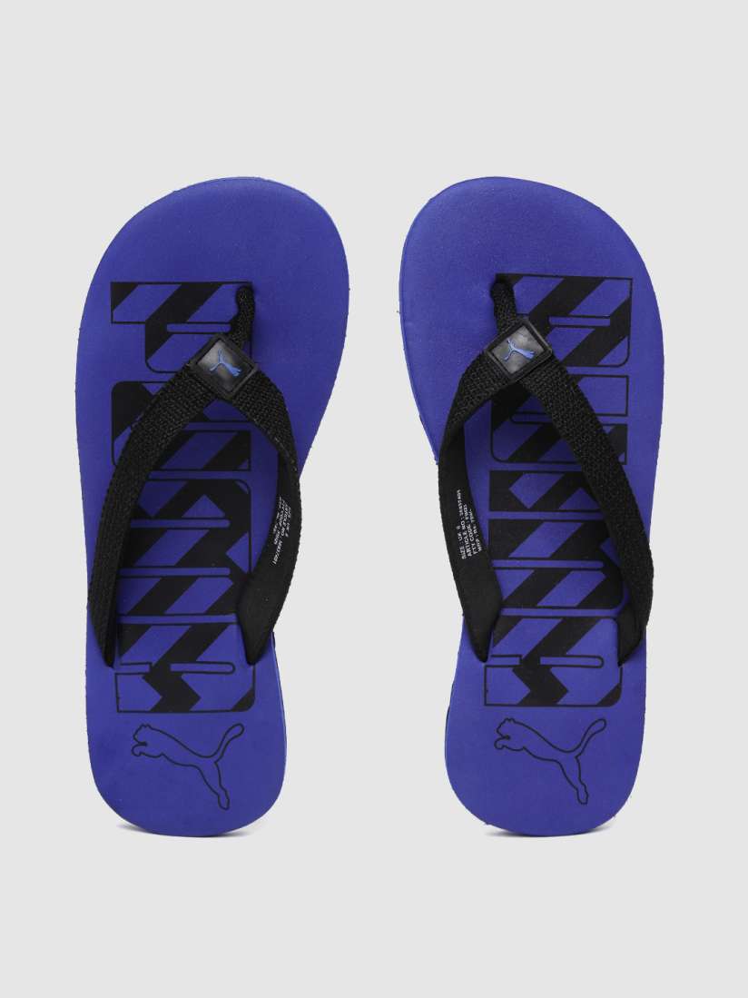 Buy Puma Unisex Black Blue Shore v2 IDP Printed Thong Flip Flops Flip Flops for Unisex 8128923 Myntra