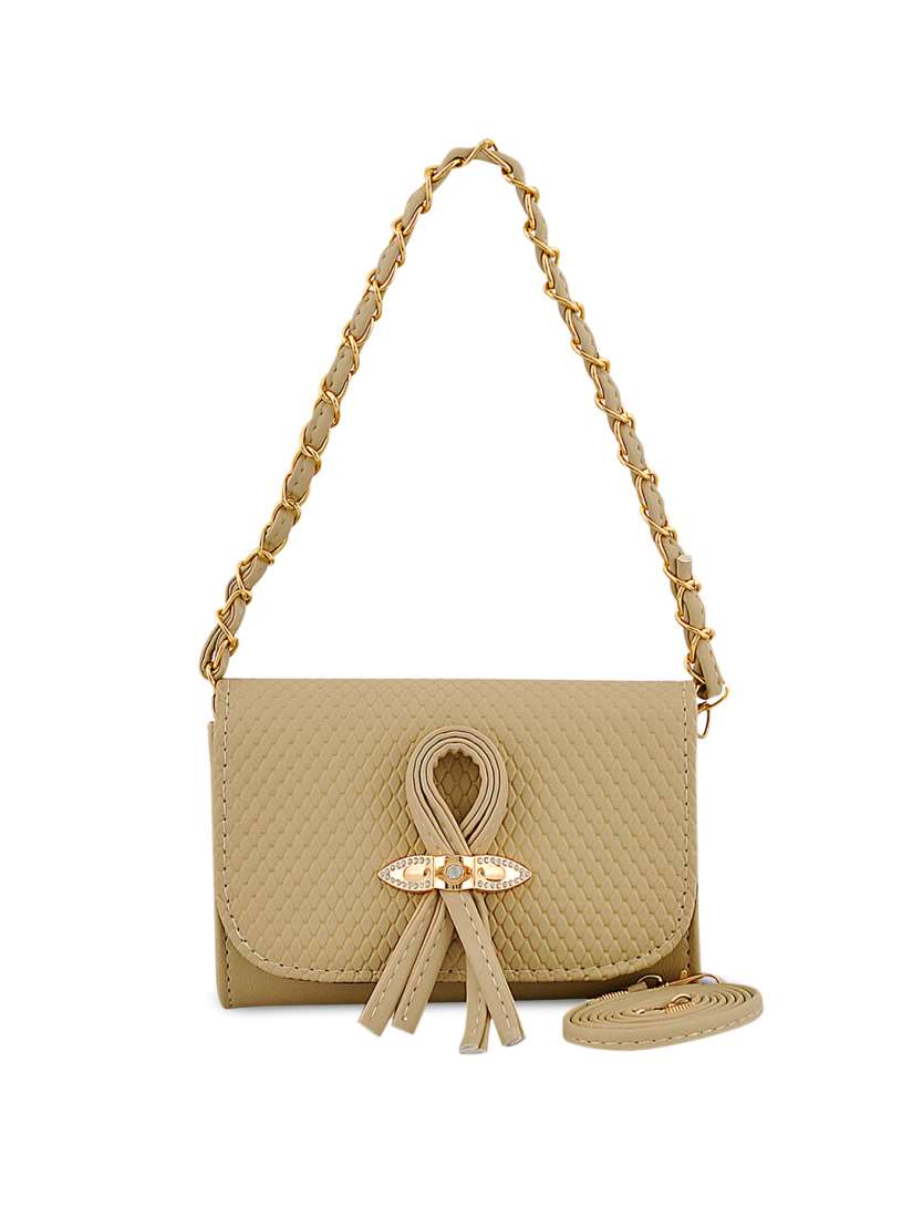 Buy Mark Keith Beige Textured Sling Bag Handbags for Women 8136637 Myntra
