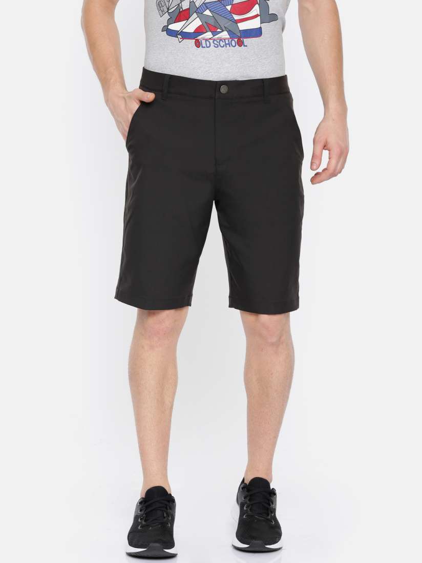 Buy Puma Men Black Performance Fit Essential Pounce Solid Sports Shorts Shorts for Men 8160837 Myntra