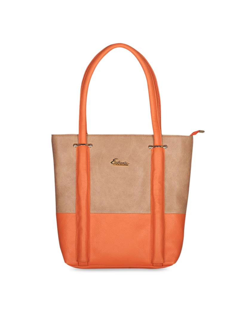 Buy ESBEDA Orange Beige Colourblocked Shoulder Bag Handbags for Women 8165649 Myntra