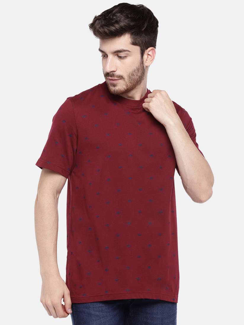 Buy ADIDAS Originals Men Maroon BF AOP TEE Printed Pure Cotton T shirt Tshirts for Men 8166367 Myntra