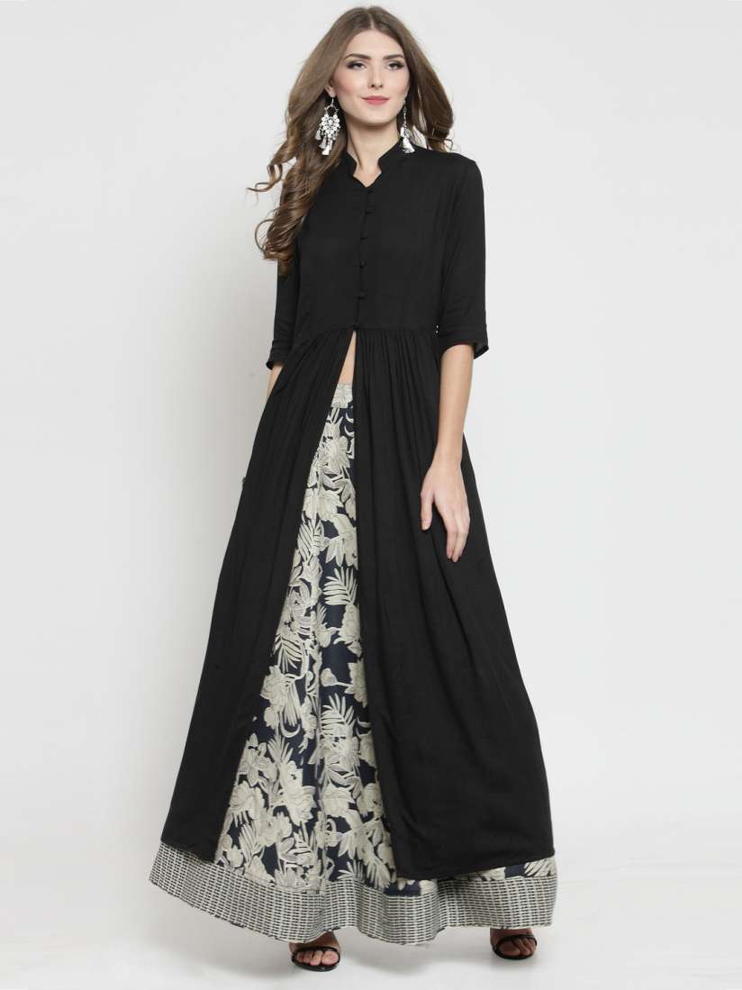 Long skirt with kurti myntra online