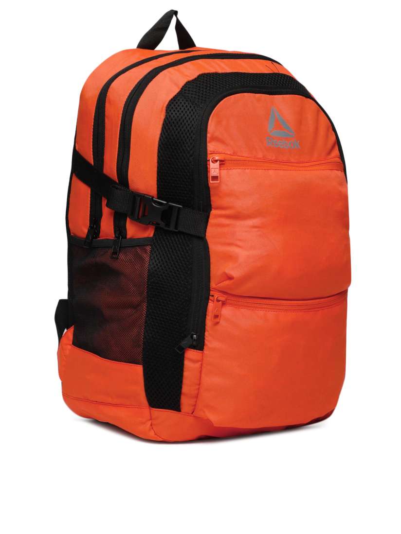 Reebok orange backpack on sale