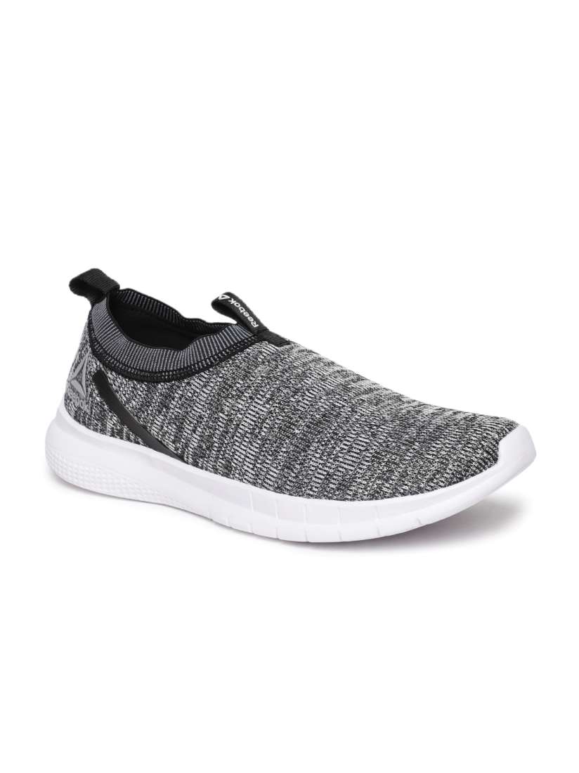 Buy Reebok Men Black White DELTA SLIP ON Walking Shoes Sports Shoes for Men 8177461 Myntra