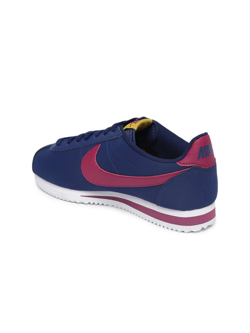 Buy Nike Women Blue CLASSIC CORTEZ Leather Sneakers Casual Shoes for Women 8194073 Myntra
