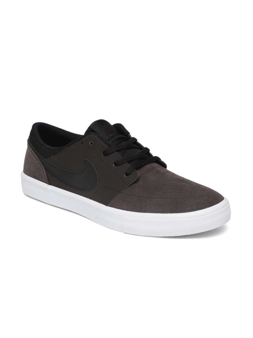 Buy Nike Unisex Brown SB PORTMORE II SOLAR Skateboarding Leather Shoes Sports Shoes for Unisex 8194269 Myntra