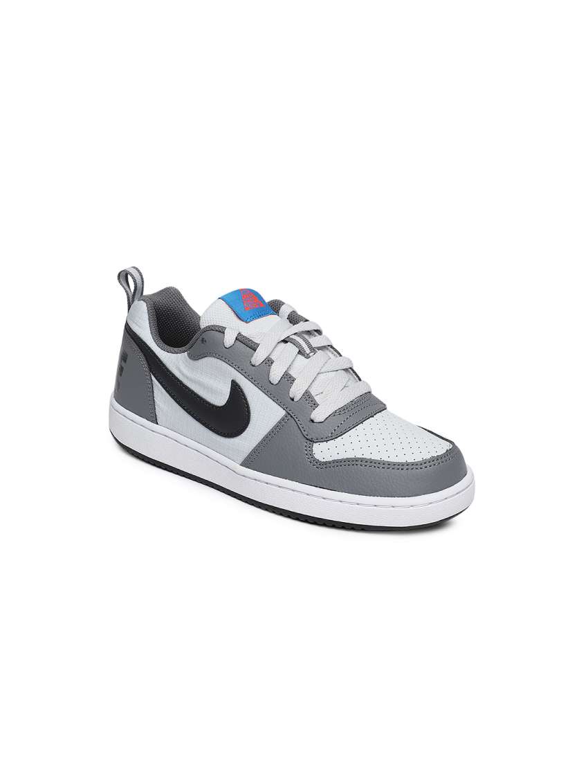Buy Nike Boys Off White Grey COURT BOROUGH LOW GS Sneakers Casual Shoes for Boys 8194397 Myntra