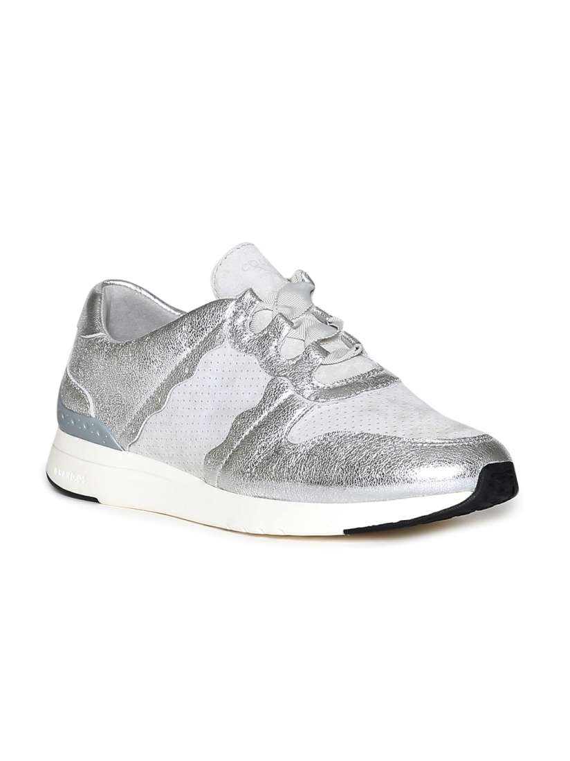 Buy Cole Haan Women Silver Toned GRANDPRO WEDGE Sneakers Casual Shoes for Women 8199727 Myntra