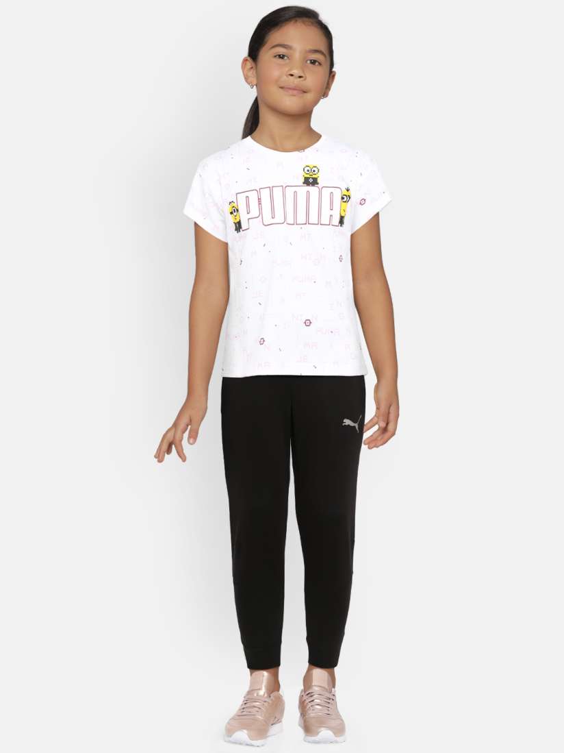 Girls puma joggers top