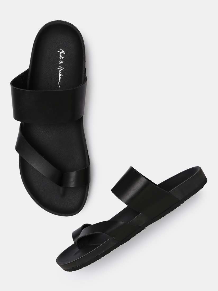 Buy Mast Harbour Men Black Sandals Sandals for Men 8221583 Myntra