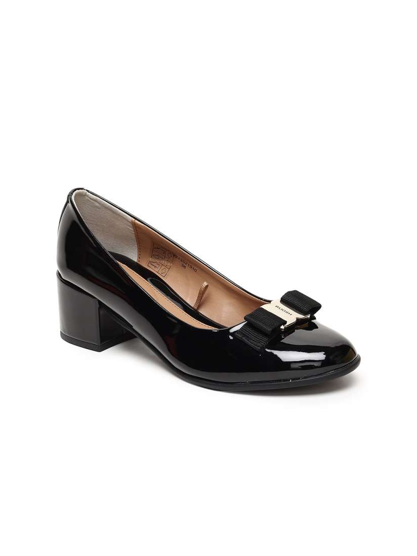 Buy Ruosh Women Black Solid Pumps Heels for Women 8254173 Myntra