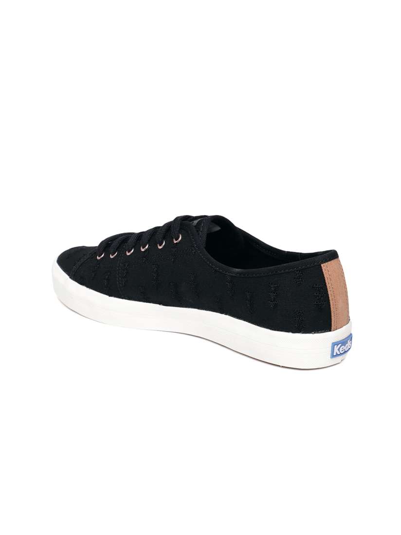 Solid black keds on sale