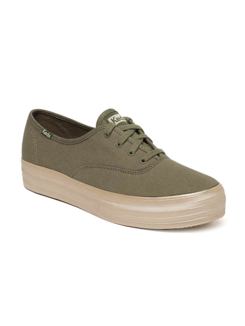 Buy Keds Women Olive Green Sneakers Casual Shoes for Women 8258321 Myntra