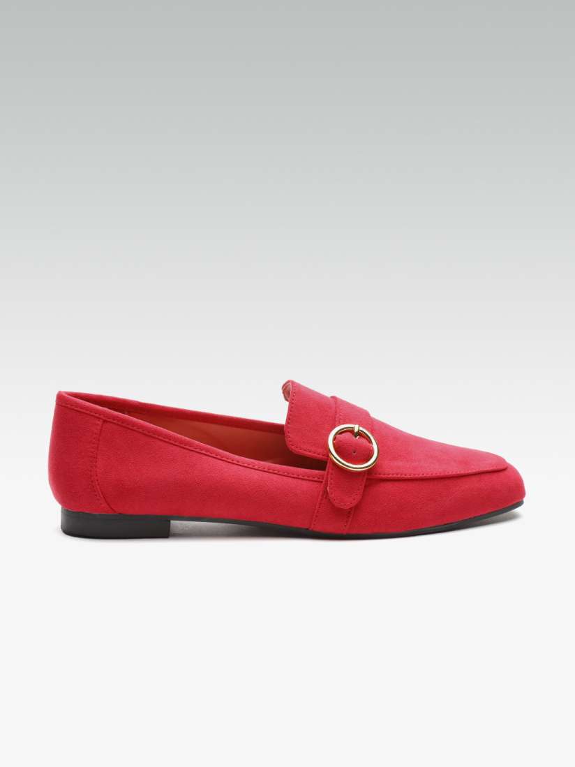 Dune red loafers hotsell