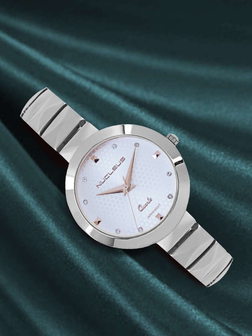 Buy Nucleus Women Silver Toned Silver Toned Analogue Watch NBLSSS Watches for Women 8326091 Myntra