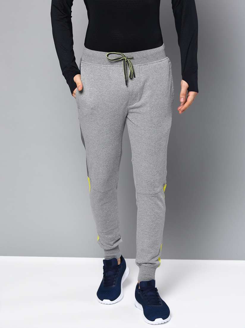 Buy UNDER ARMOUR Men Grey Melange Threadborne Terry Joggers Track Pants for Men 8333151 Myntra