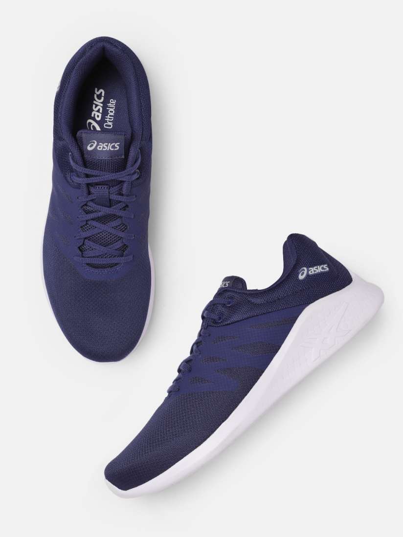 Buy ASICS Men Navy Blue Woven Design Comutora Running Shoes Sports Shoes for Men 8346315 Myntra