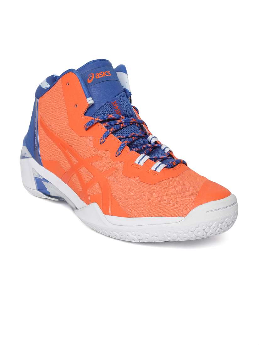 Buy ASICS Men Orange Blue Gelburst 23 GE Basketball Shoes Sports Shoes for Men 8346609 Myntra