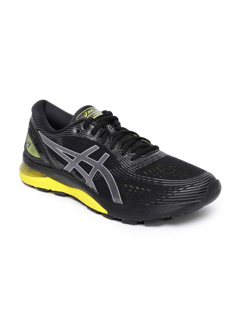 Buy ASICS Men Black GEL NIMBUS 21 Running Shoes Sports Shoes for Men 8346671 Myntra
