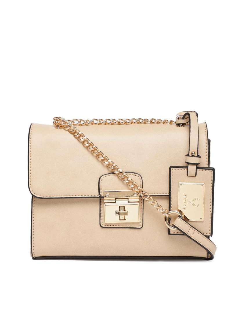 Allen solly beige sling bag shop