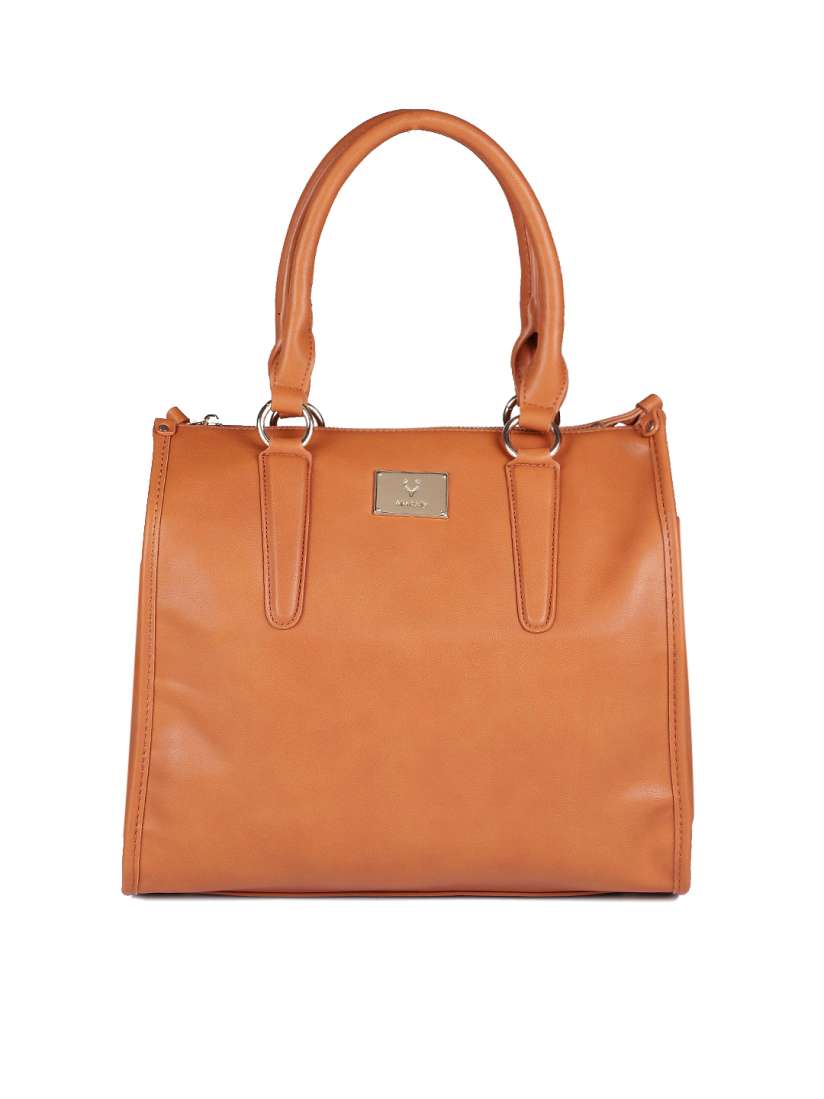 Buy Allen Solly Tan Solid Shoulder Bag Handbags for Women 8362197 Myntra