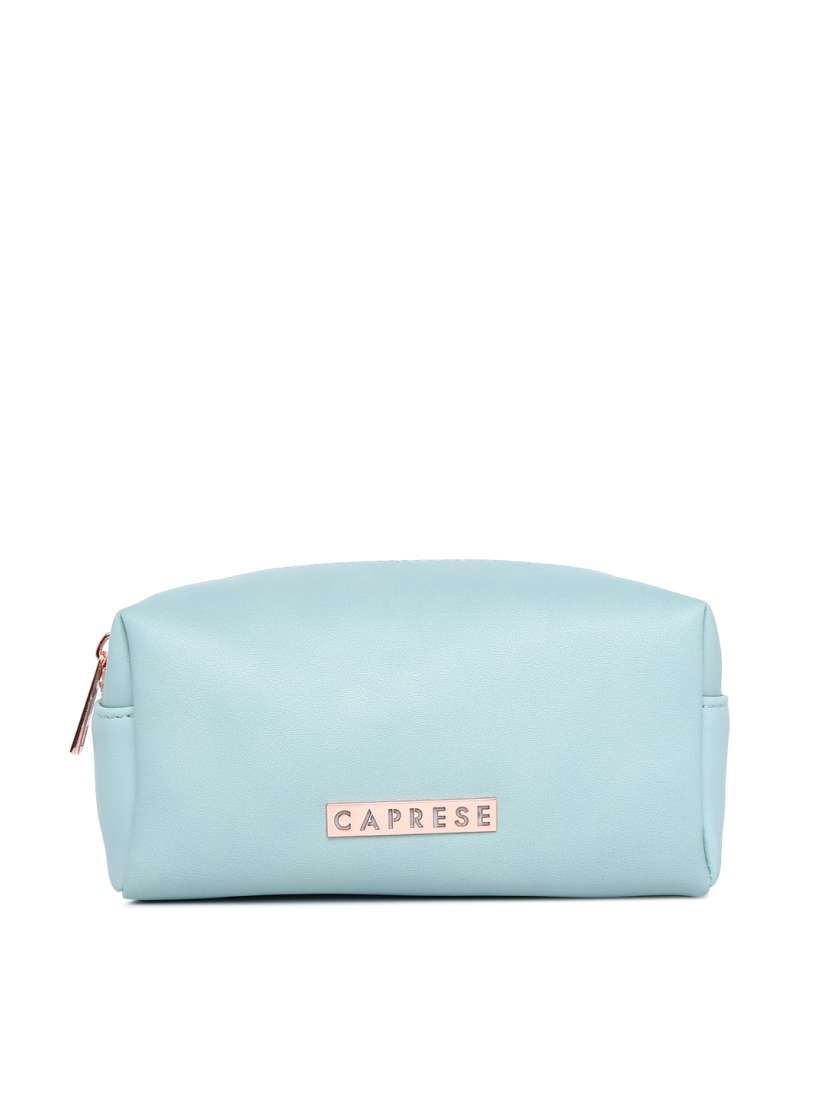 Buy Caprese Blue Solid Makeup Pouch Travel Accessory for Women 8365449 Myntra