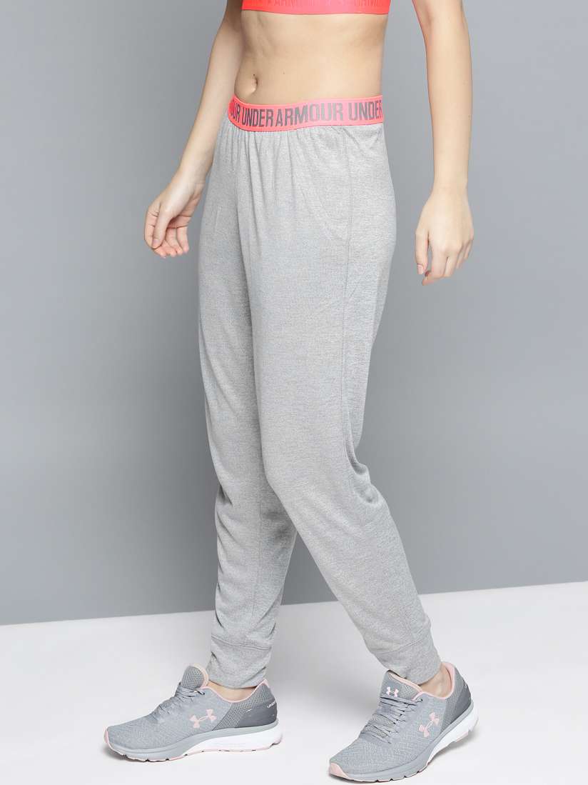 Buy UNDER ARMOUR Women Grey Melange Play Up Twist Joggers Track Pants for Women 8370279 Myntra