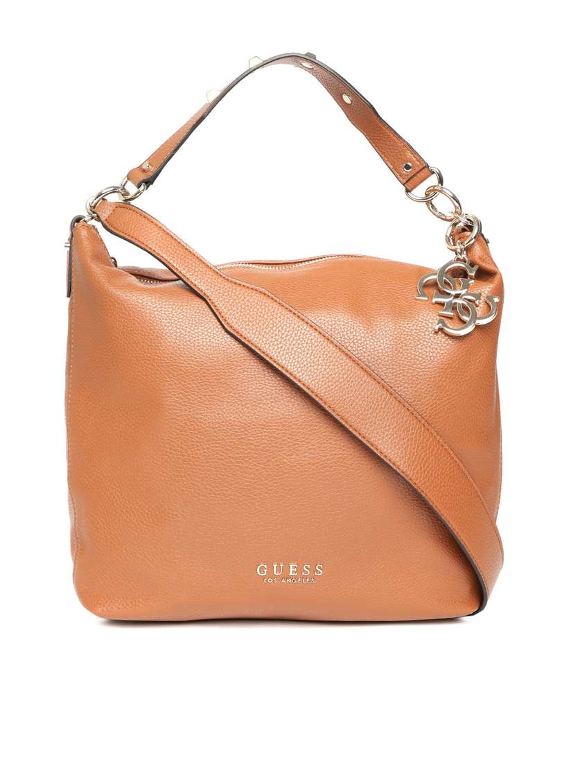 Solid Brown Guess Handbag Buy GUESS Tan Brown Solid Hobo Bag
