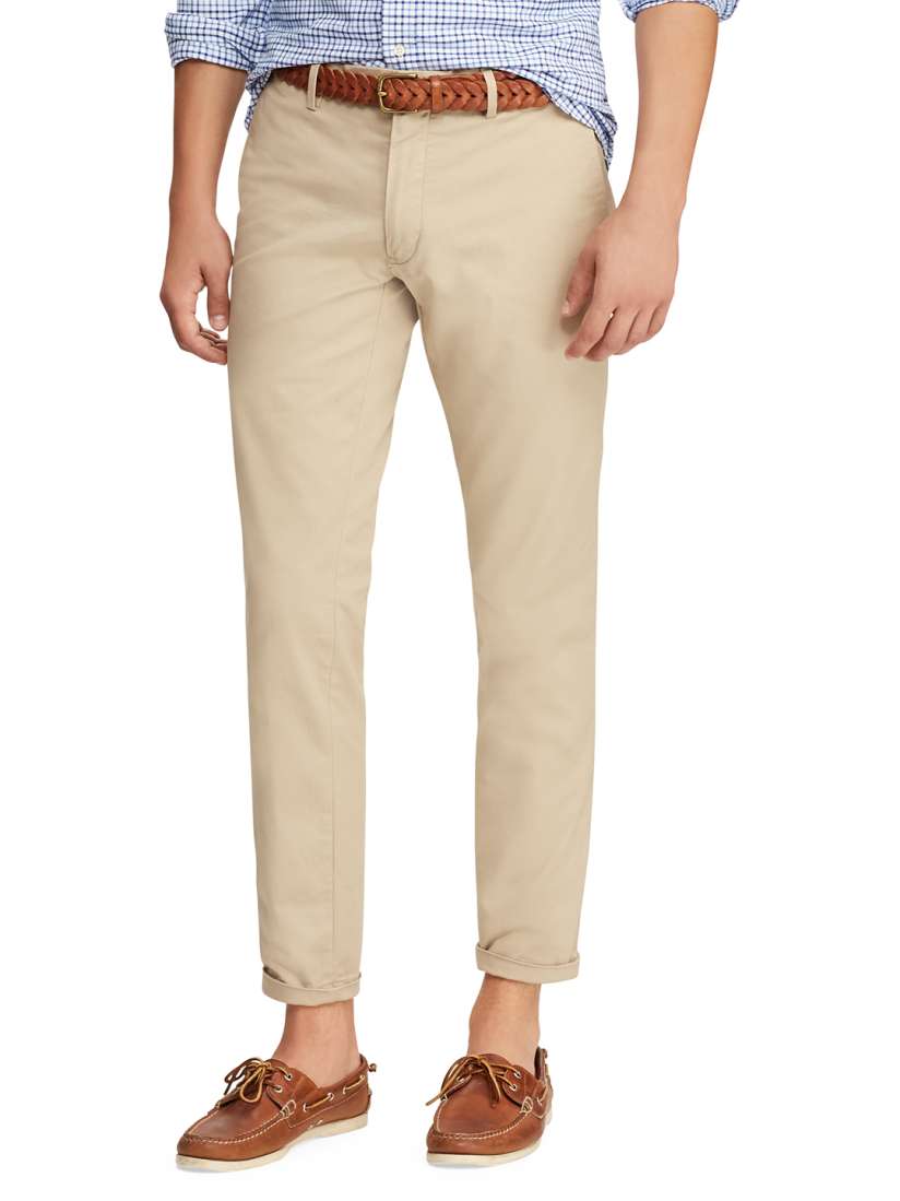 Buy Polo Ralph Lauren Men Beige Slim Fit Solid Chinos Trousers for Men 8384203 Myntra